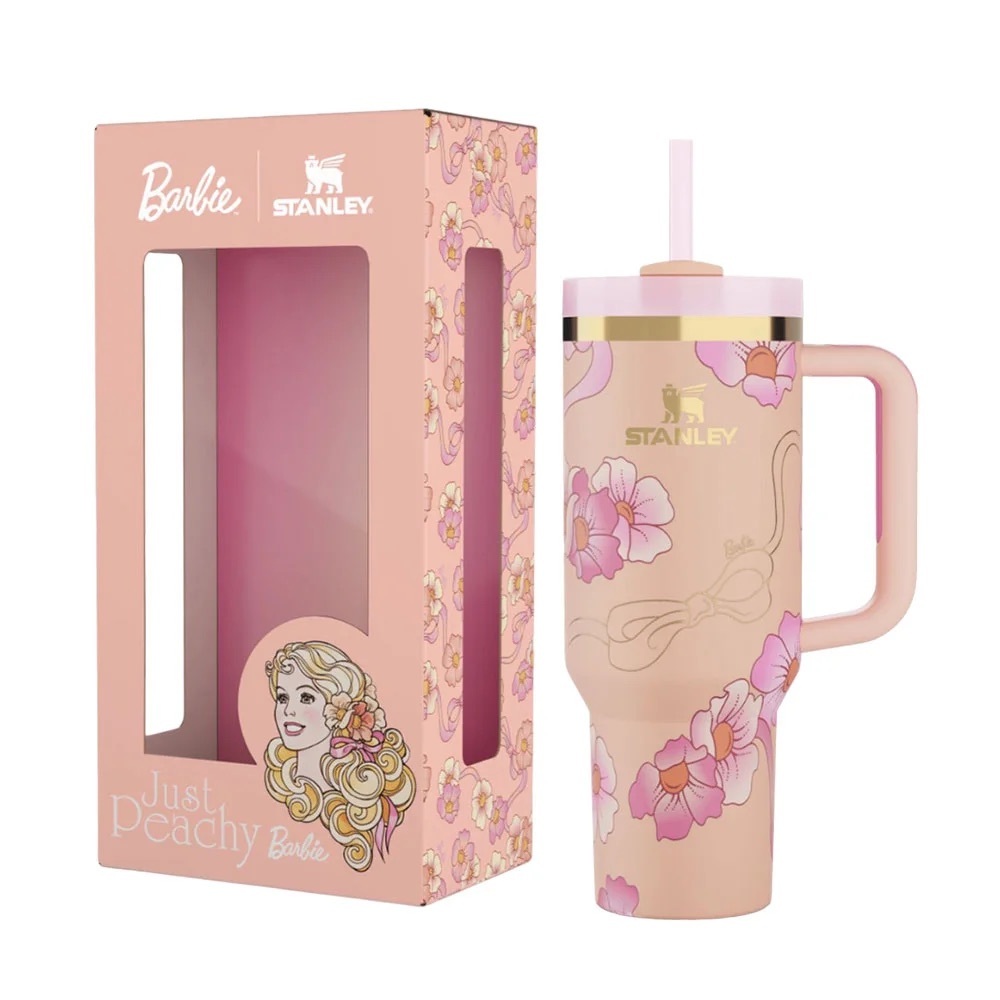 Stanley Barbie Pink Floral Tumbler